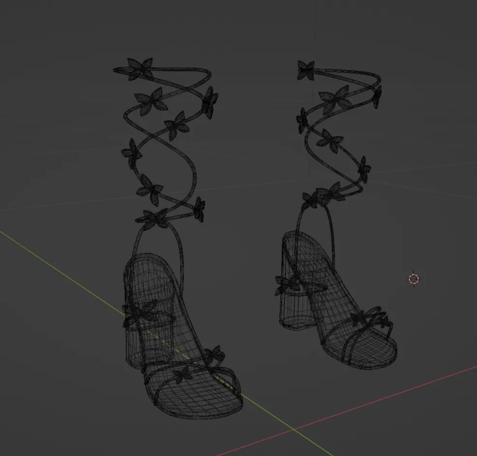 Butterfly High Heels /// by PillowArt