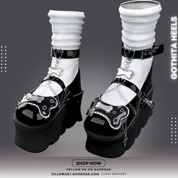Gothita Heels /// by PillowArt