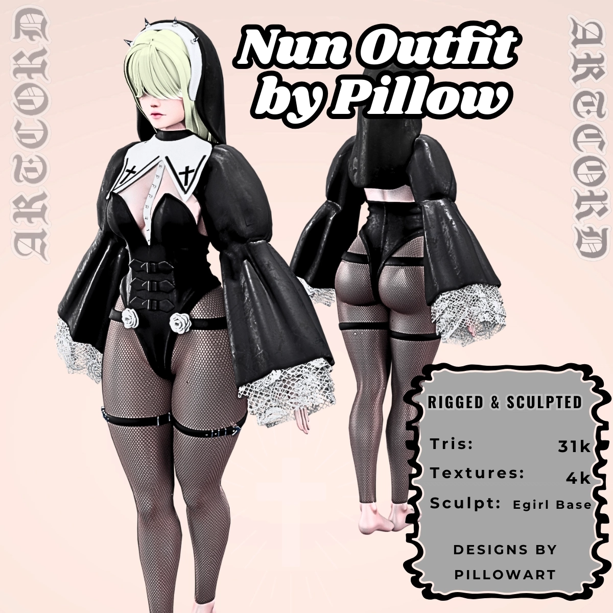 Nun Outfit /// by PillowArt