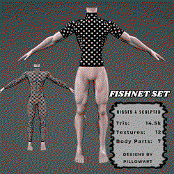 Fishnet Set [AKII BASE]  / by PillowArt