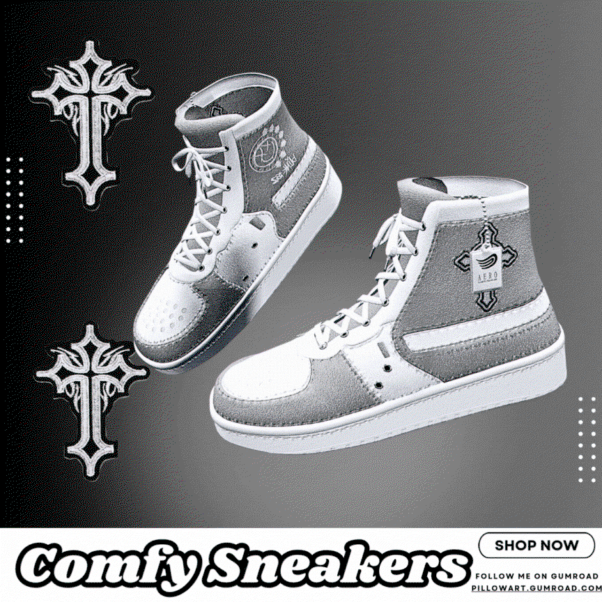 Comfy Sneakers - by PillowArt