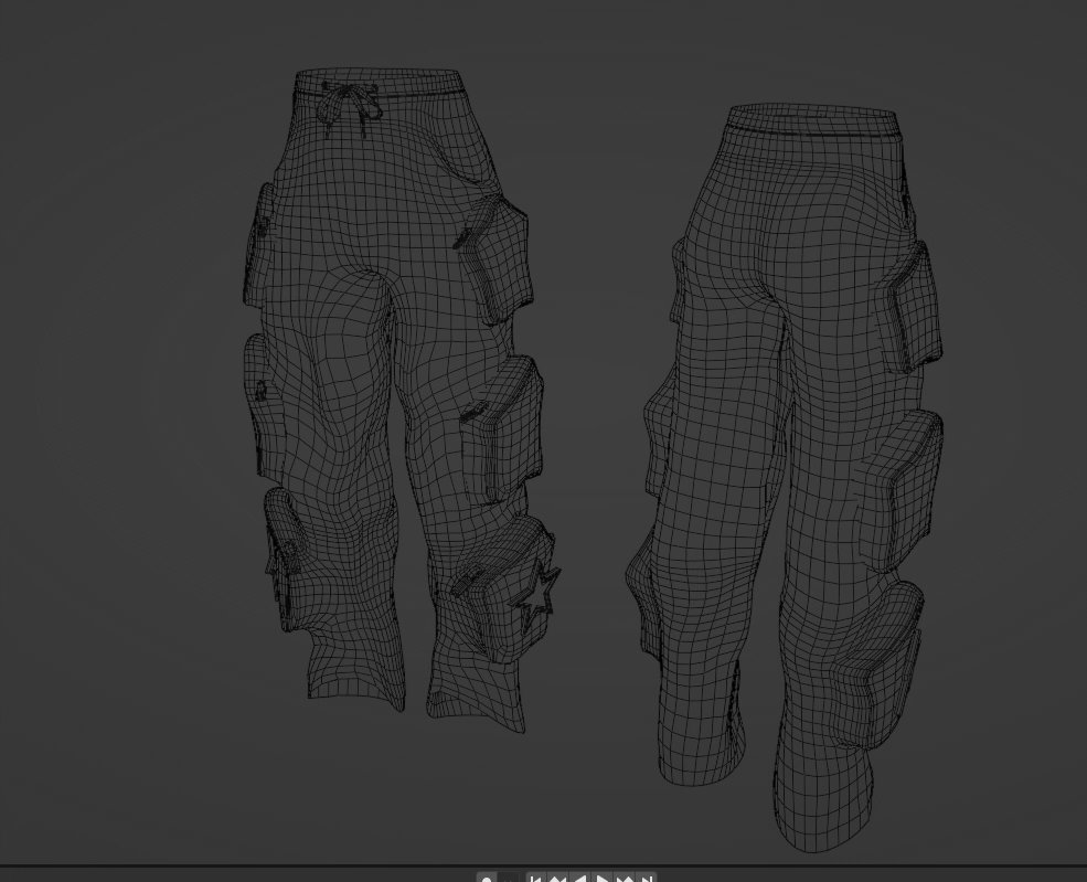 Unisex y2k Star Pants - by PillowArt