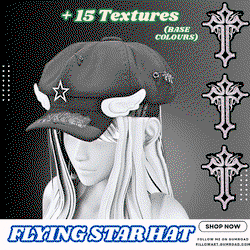 Flying Star Hat - by PillowArt