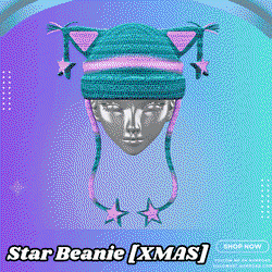 Star Beanie - by PillowArt