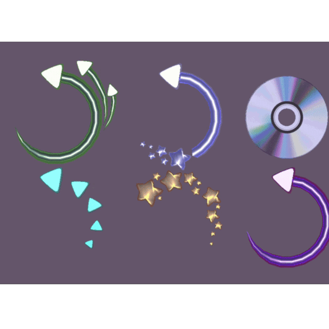 Retro Accessories 👾 Earrings/Badges and Orbitals inspired by Furality Ultra 🎮 Universal