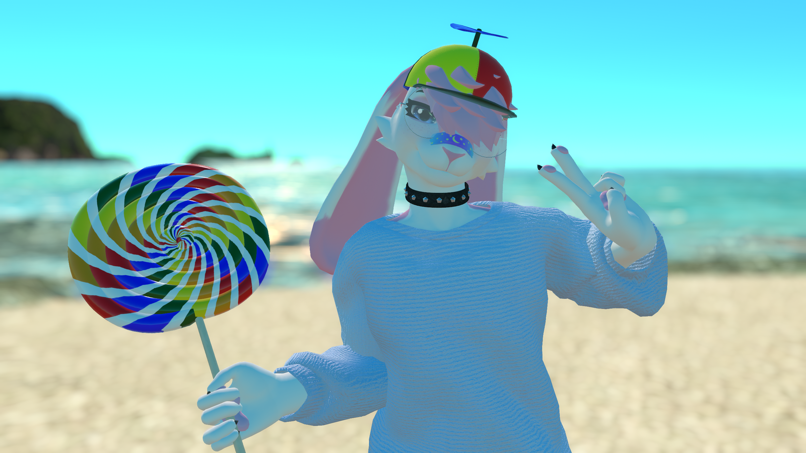 Propeller Hat & Lollipop
