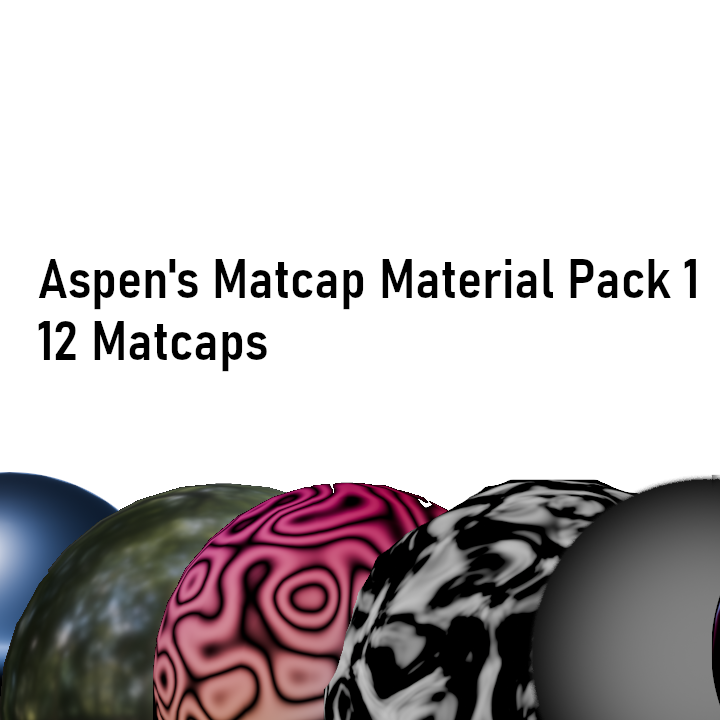 Aspen's Experimental Matcaps 1