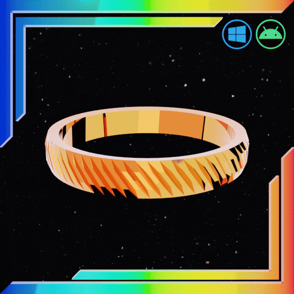 Geometric Avatar Ring (GAR) for VRChat Avatars