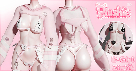 CyberKitty Outfit (ZINFIT+E-GIRL)