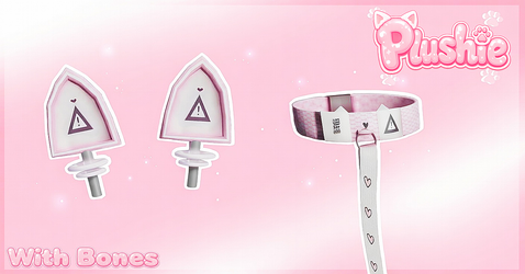 CyberKitty- Ears+Collar ONLY