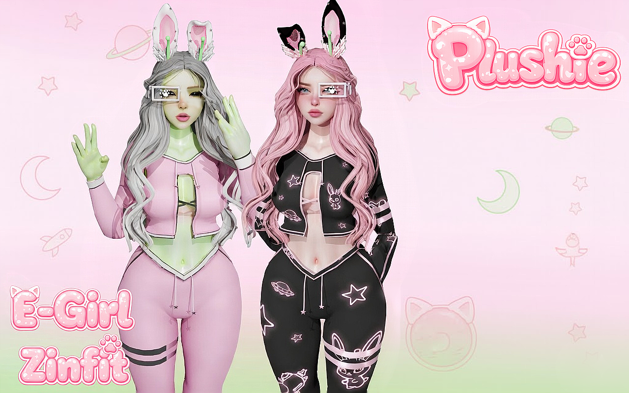 Space Bun Outfit - (E-Girl/Zinfit)