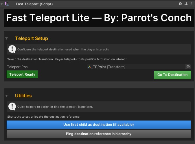 Fast Teleport - Lite