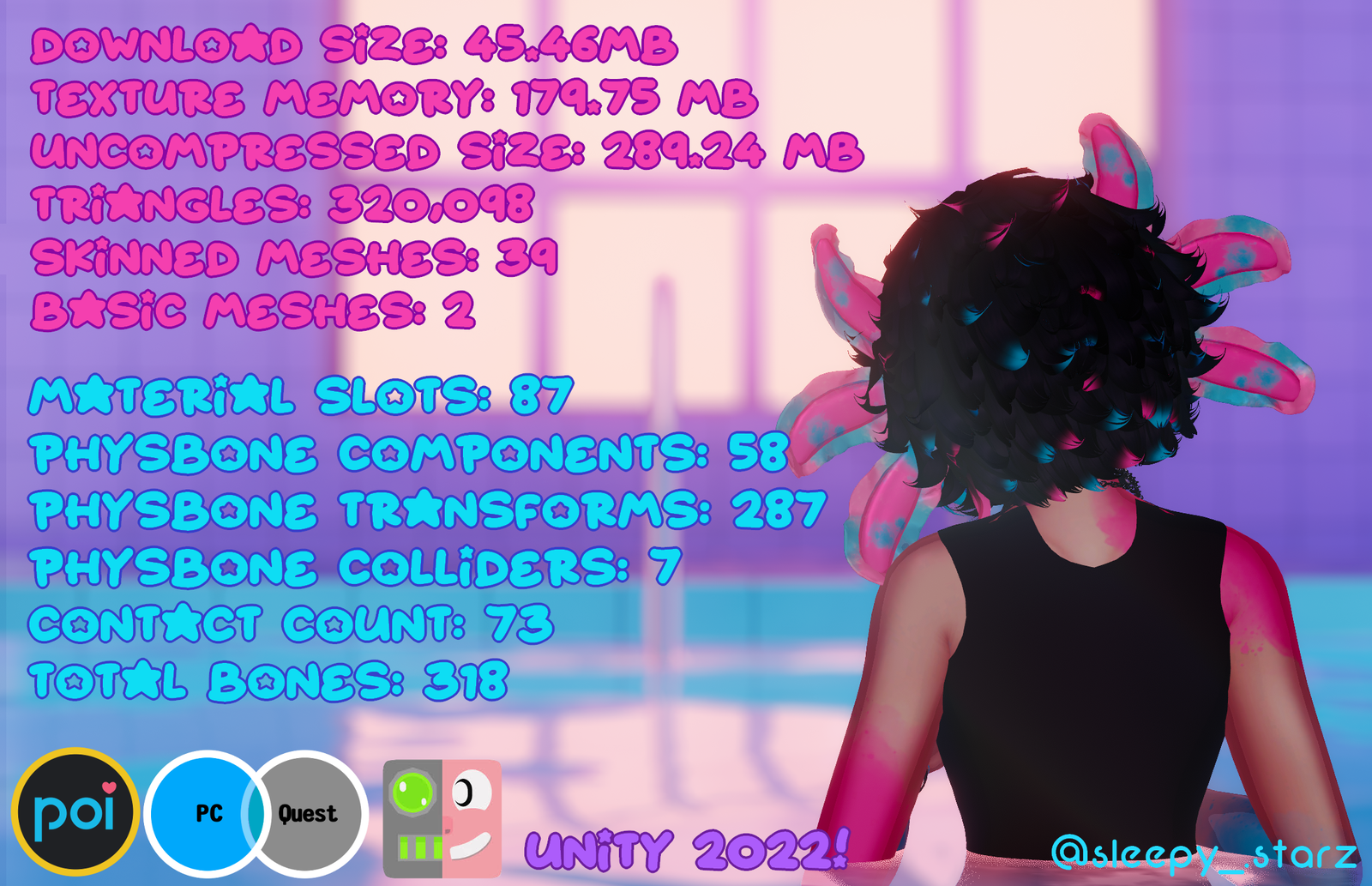 ✩ Splotch // VRCFT, PC ONLY