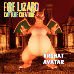 Fire Lizard Capture Creature