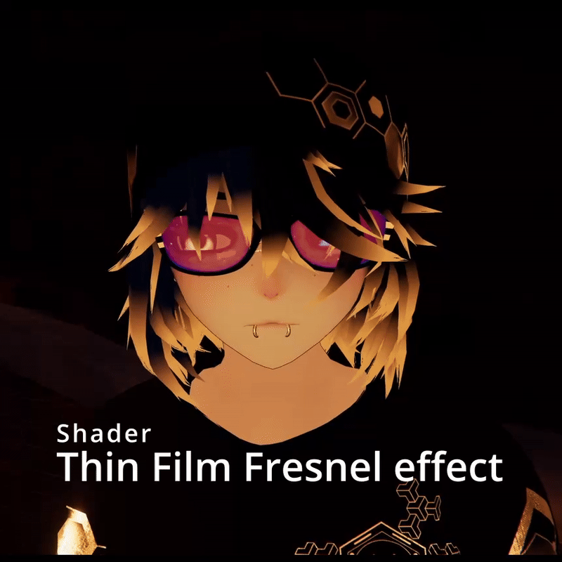 Thin Film Fresnel effect shader