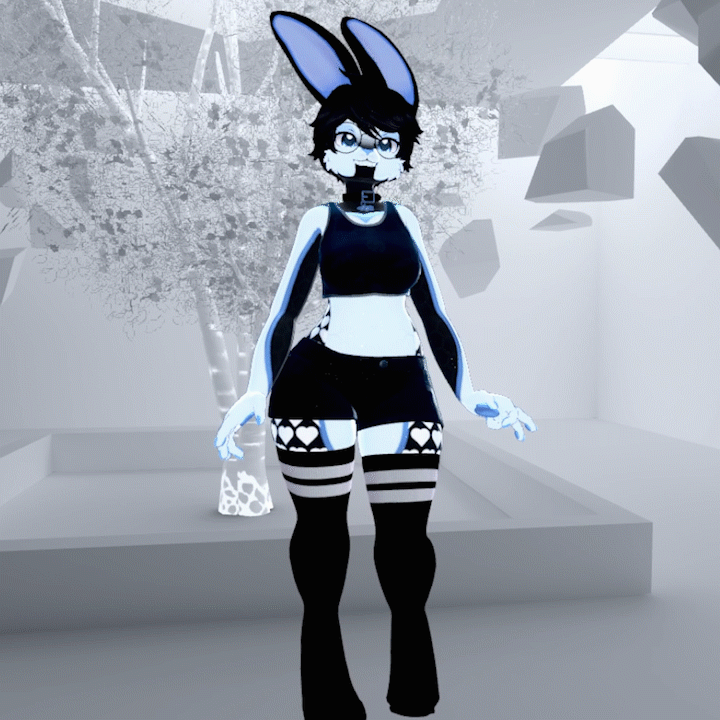 Black and White Bunny! (Biscotti/Biscotti X)