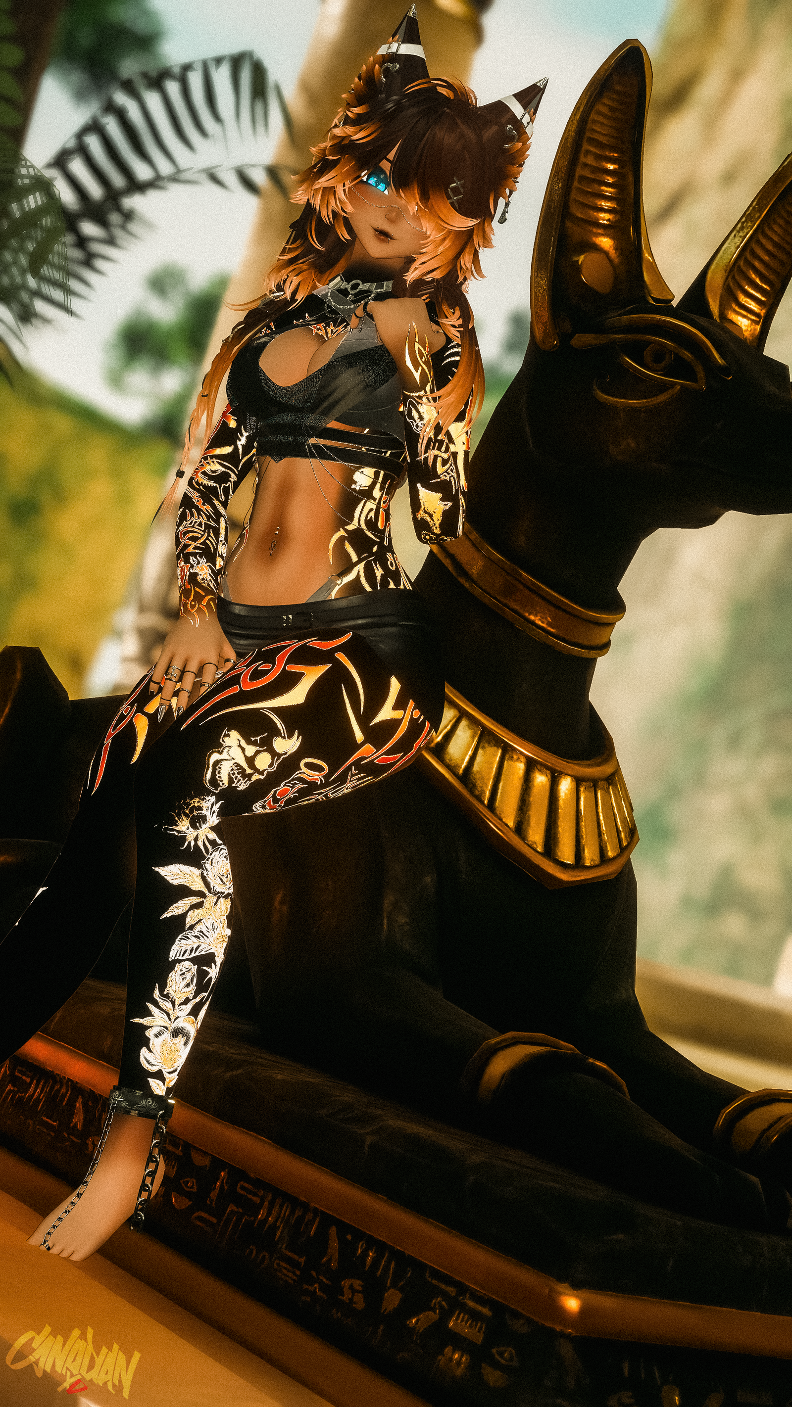 A Bunnies Respite Tattoo Set for ZinFit base