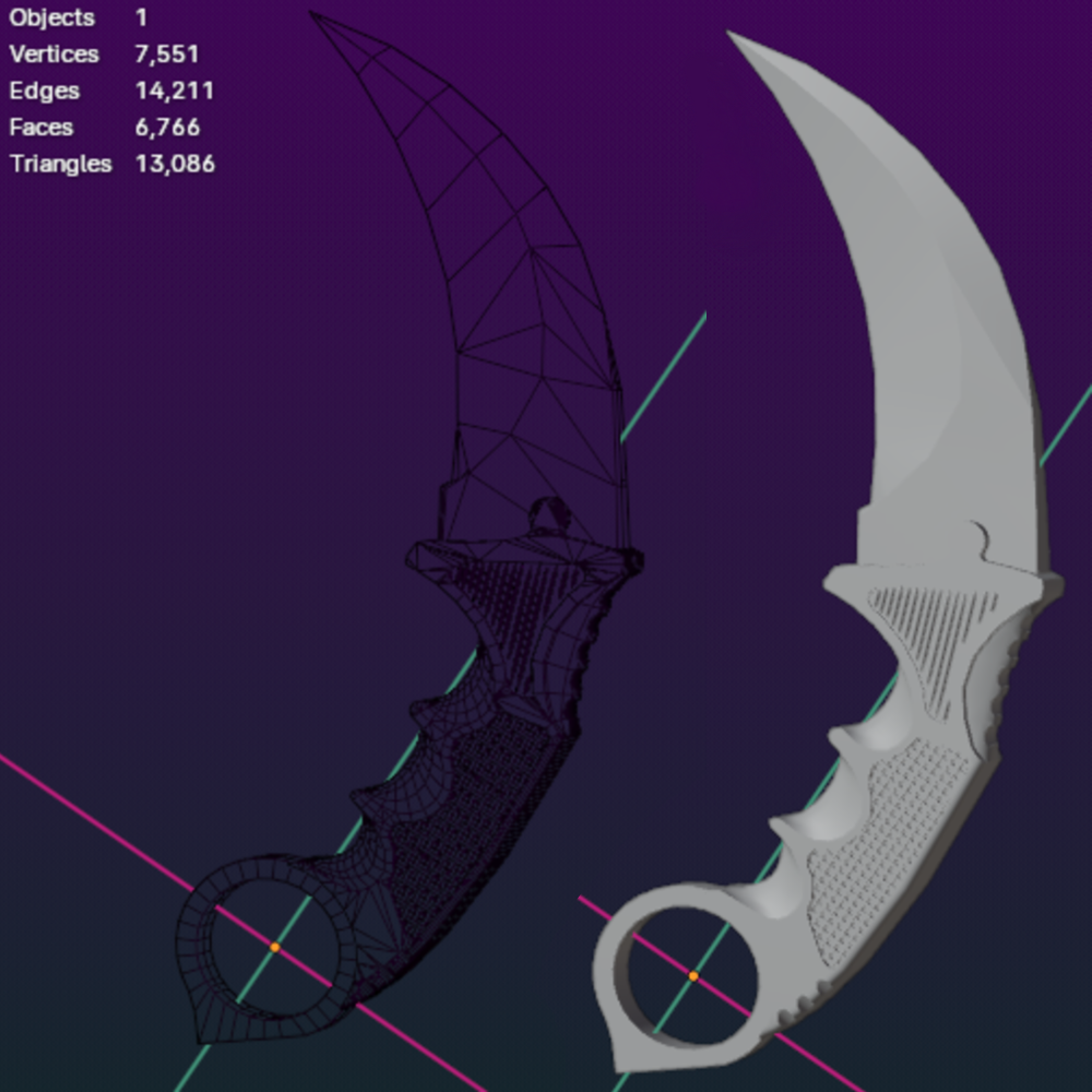 A Simple Karambit (Kawambit)