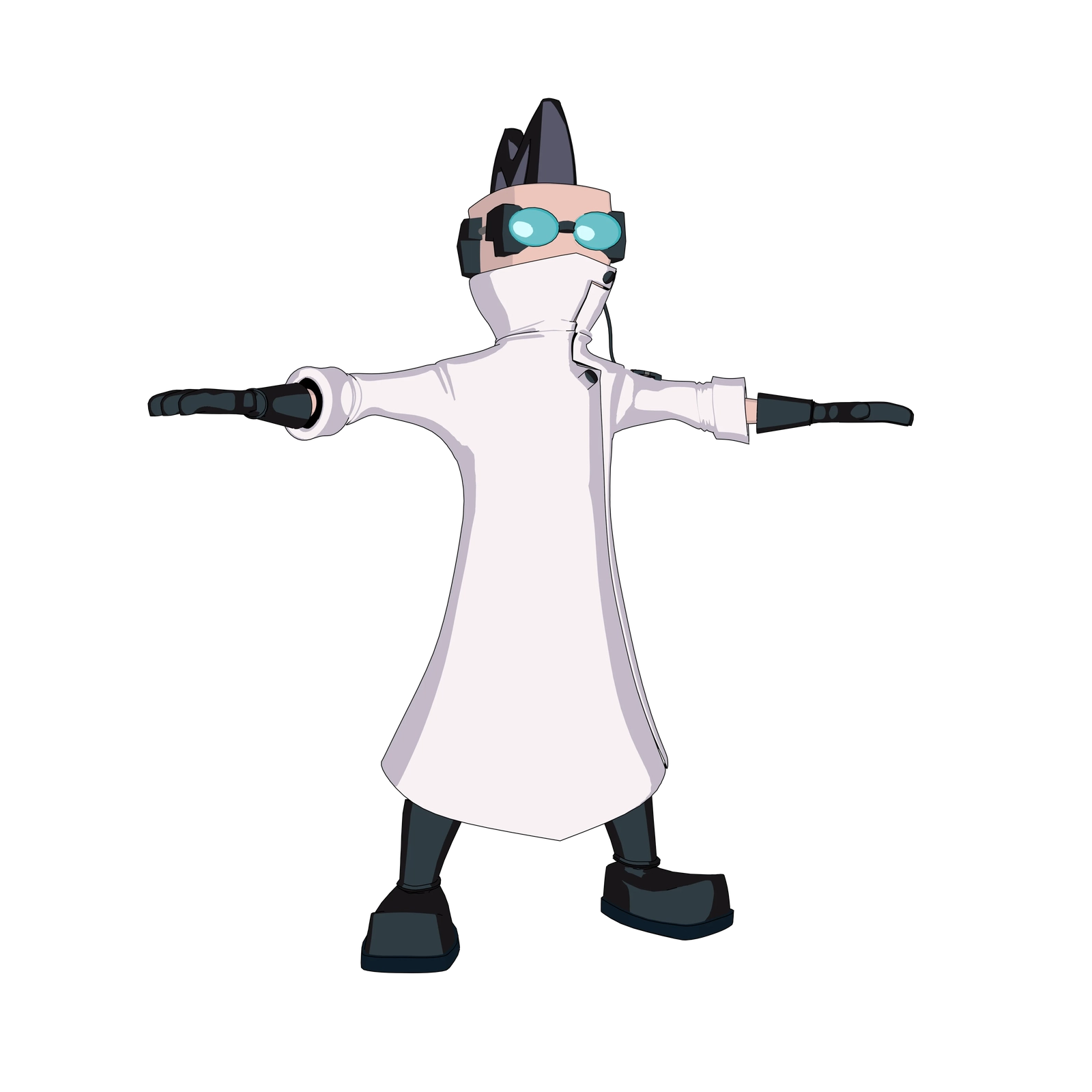 Doctor Veil - Rigged 3D Character Model