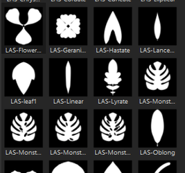 Leaves and Stems Substance Painter Alphas