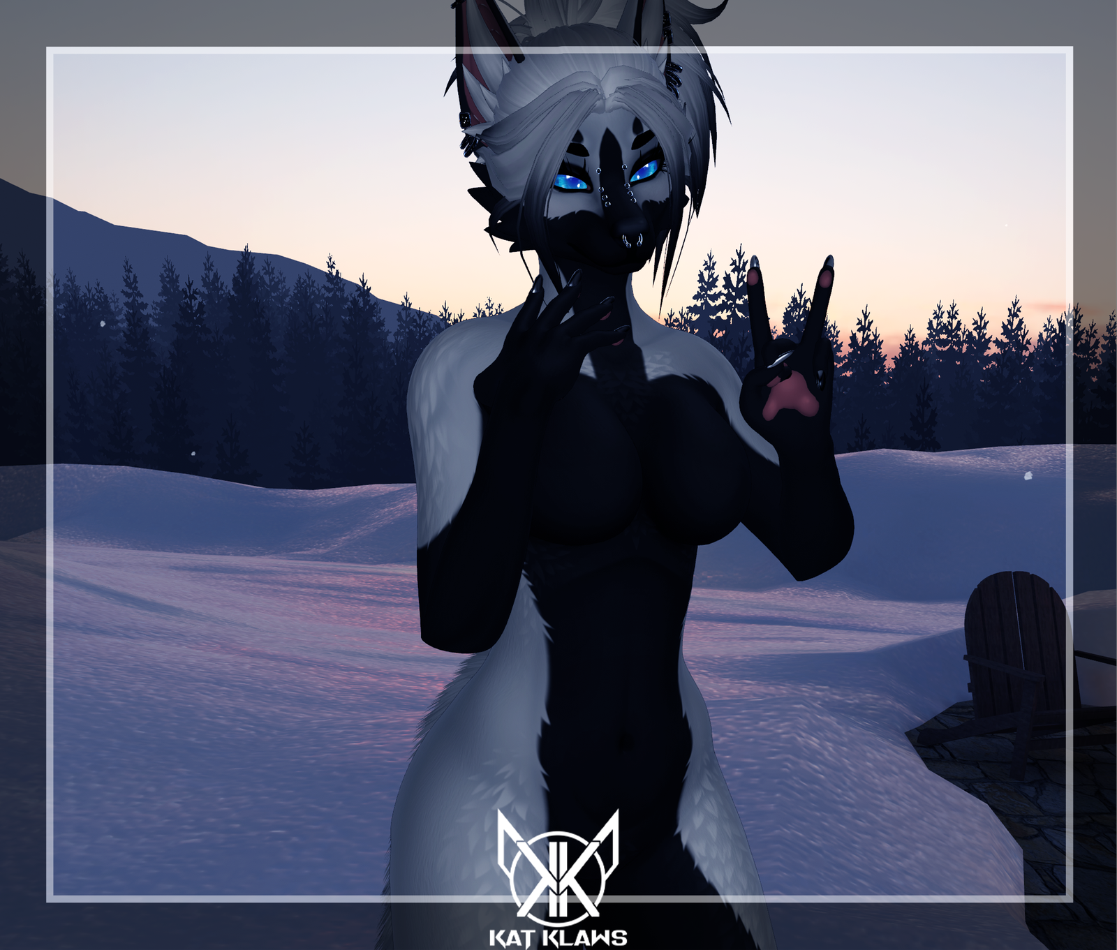 Inverted Husky - Foxipaws Aurora