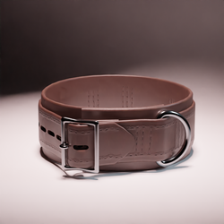 Brown Leather Collar