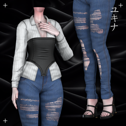Corset Jeans Outfit
