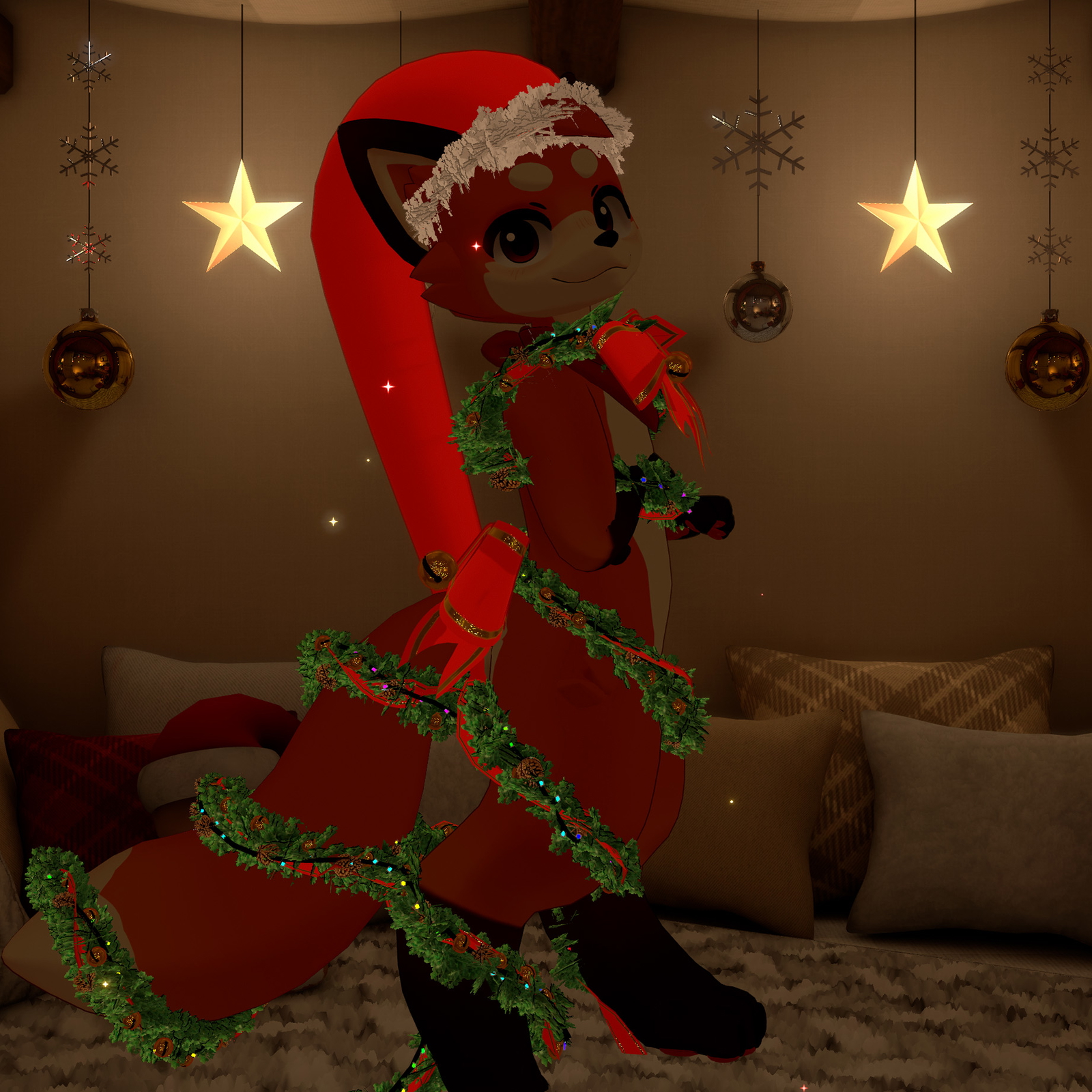 VRChat - Christmas wreath outfit