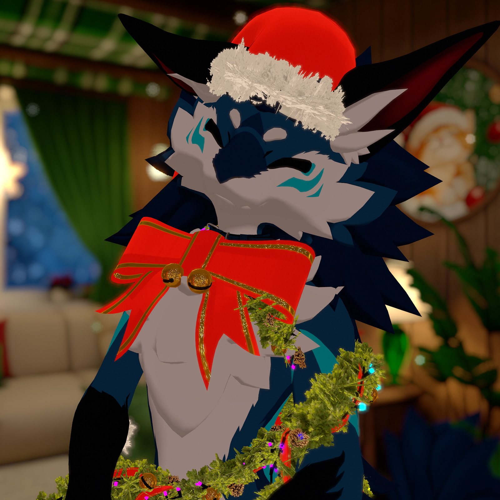 VRChat - Christmas wreath outfit