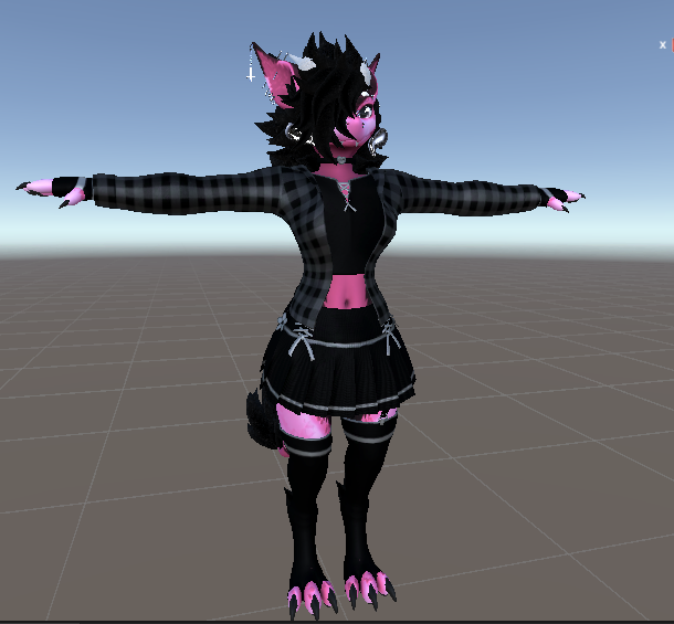 Retextured: Skirt & Shirt Uniform Set for Nardoragon 3.1/Novabeast and NFN