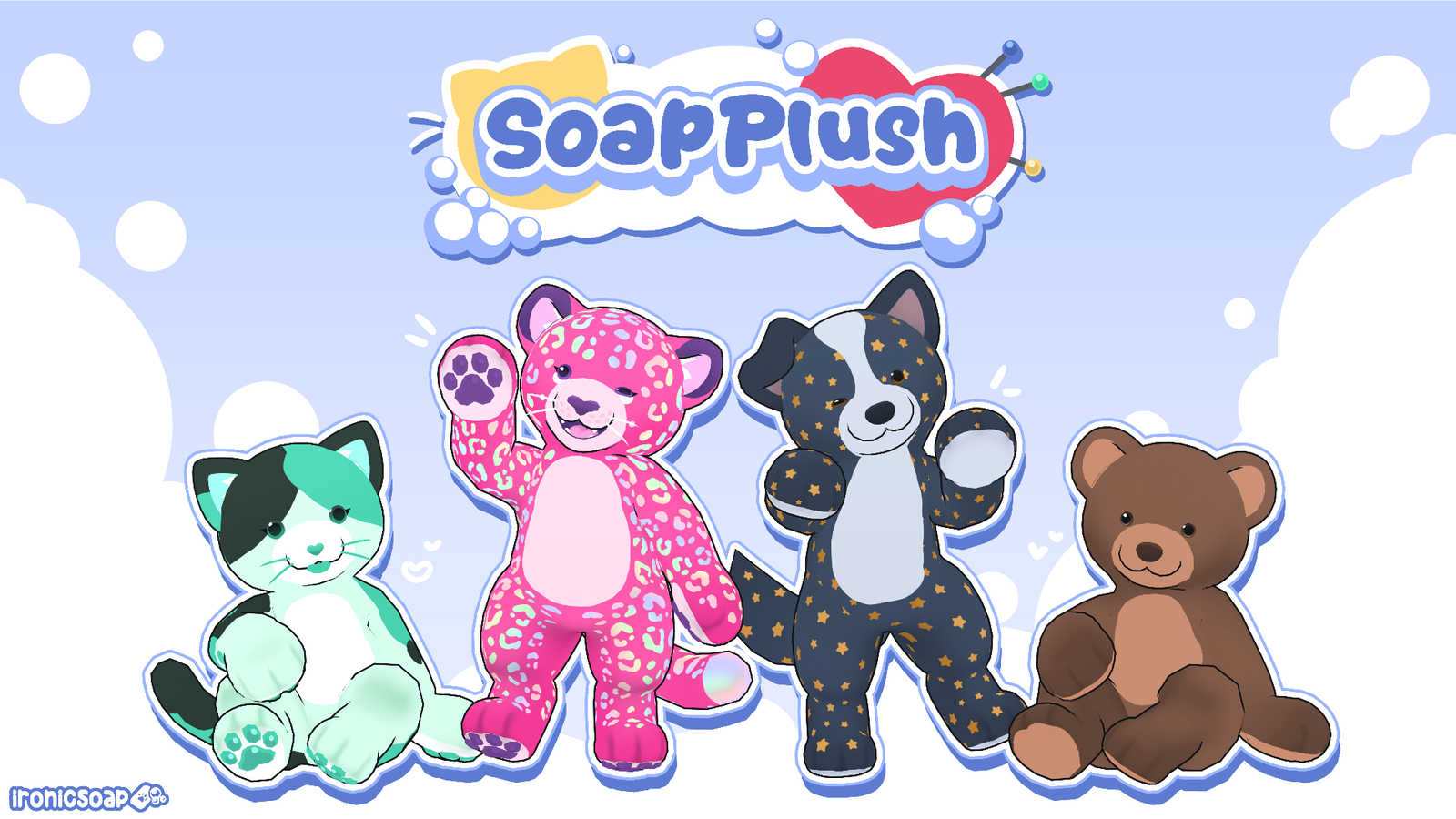 Soap Plush (VRChat Chibi Plush Avatar Base)