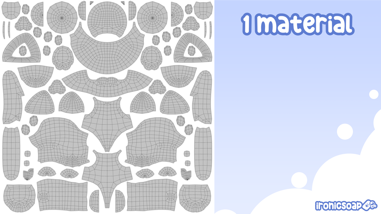 Soap Plush (VRChat Chibi Plush Avatar Base)