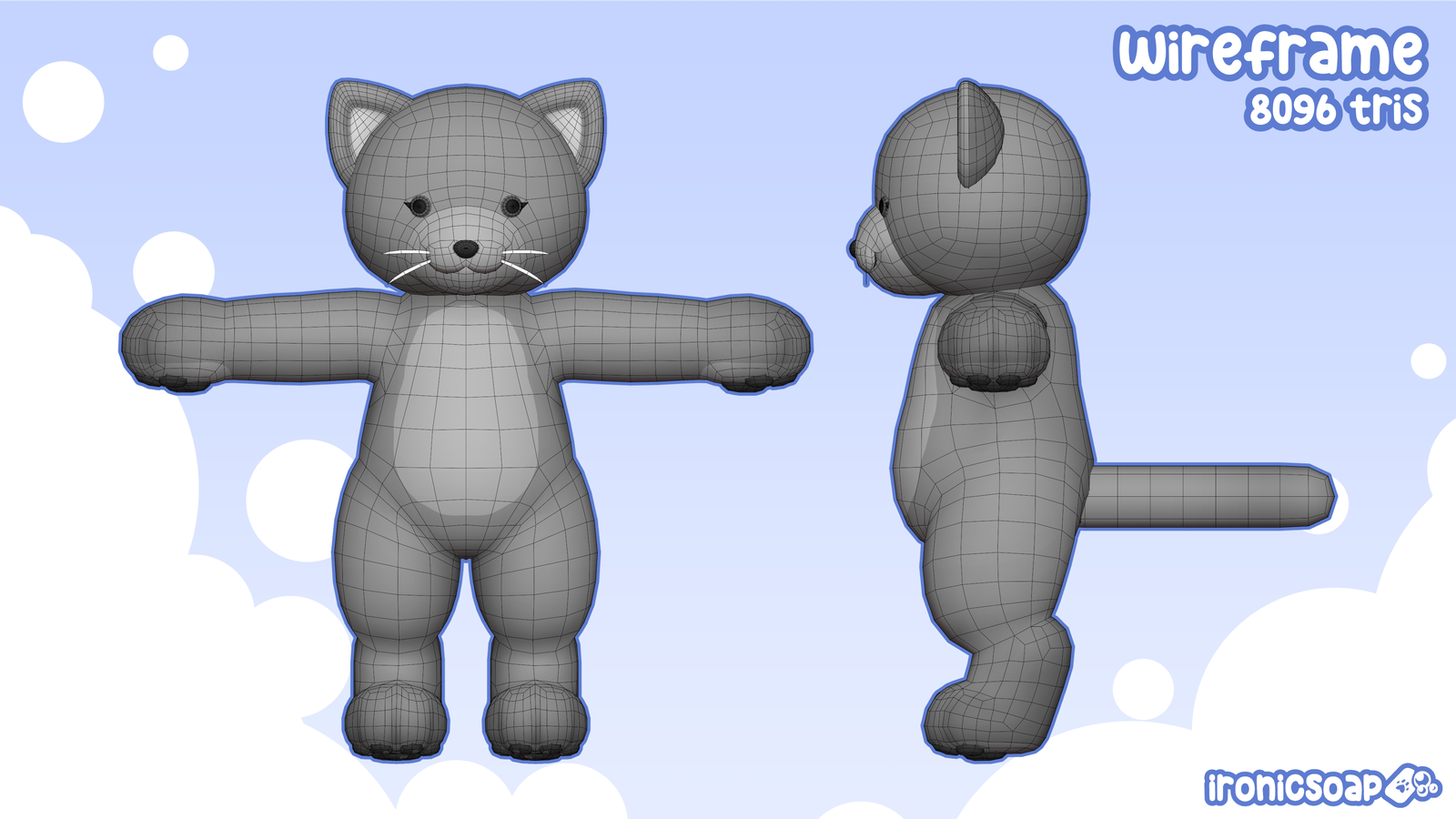 Soap Plush (VRChat Chibi Plush Avatar Base)