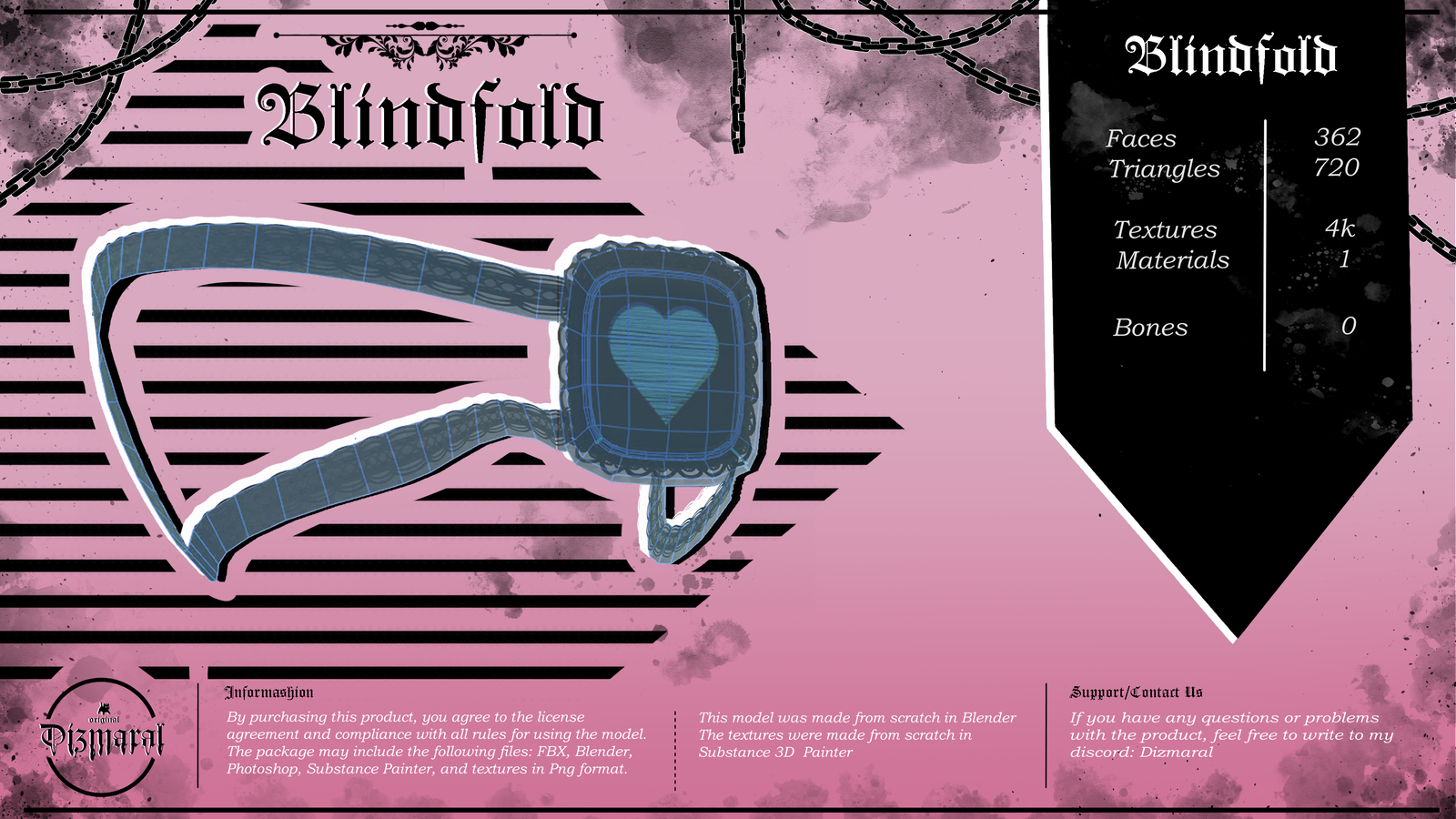 Blindfold (VRChat Asset) FREE IN DISCORD