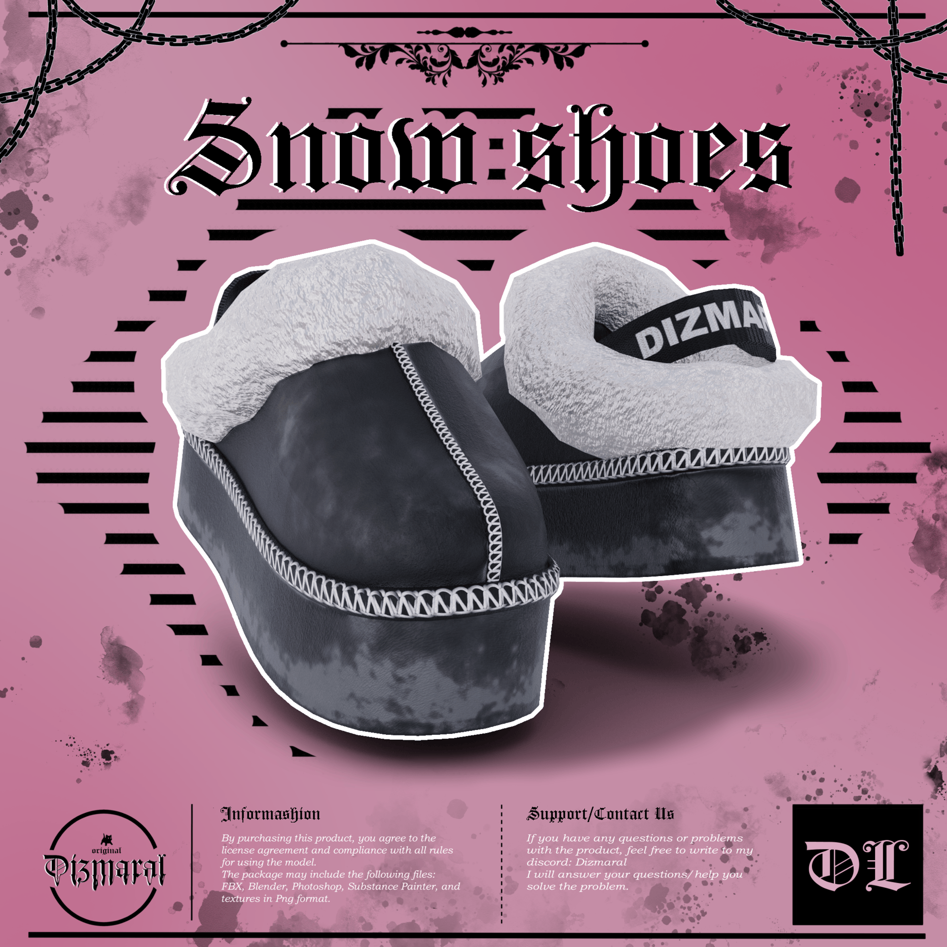 Snow shoes (VRChat Asset)