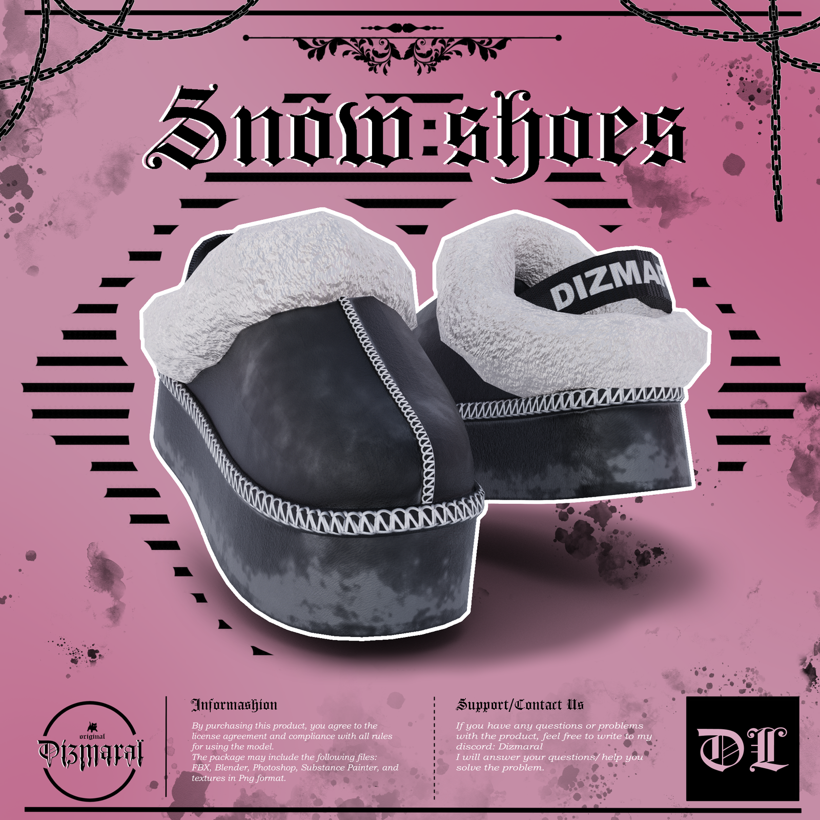 Snow shoes (VRChat Asset)