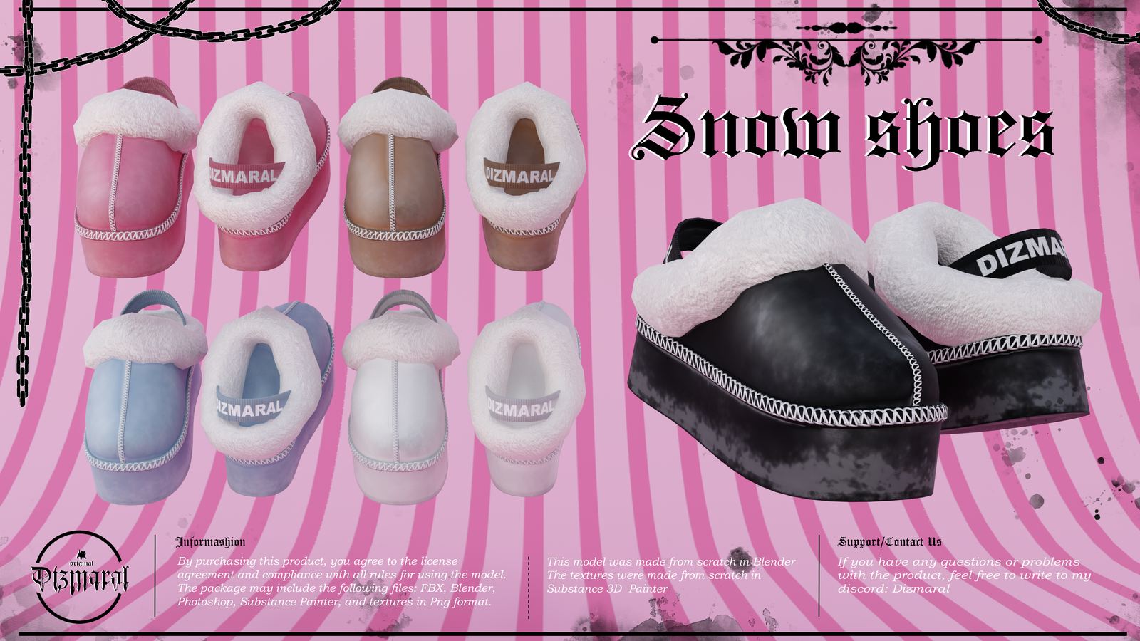 Snow shoes (VRChat Asset)
