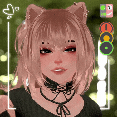 Nathy | Face Tracking & GoGo Loco & SPS | Optimized Goth Cat VRChat Avatar