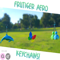 Frutiger Aero Keychains (FREE)