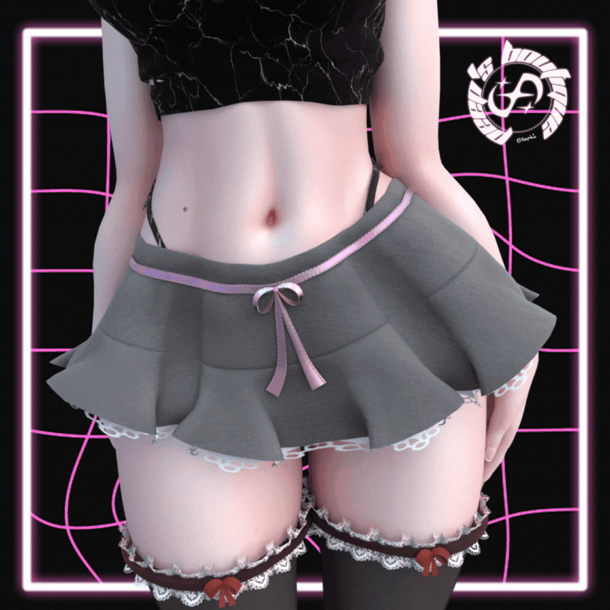 Sweetheart Skirt / WITH PHYSICS !!
