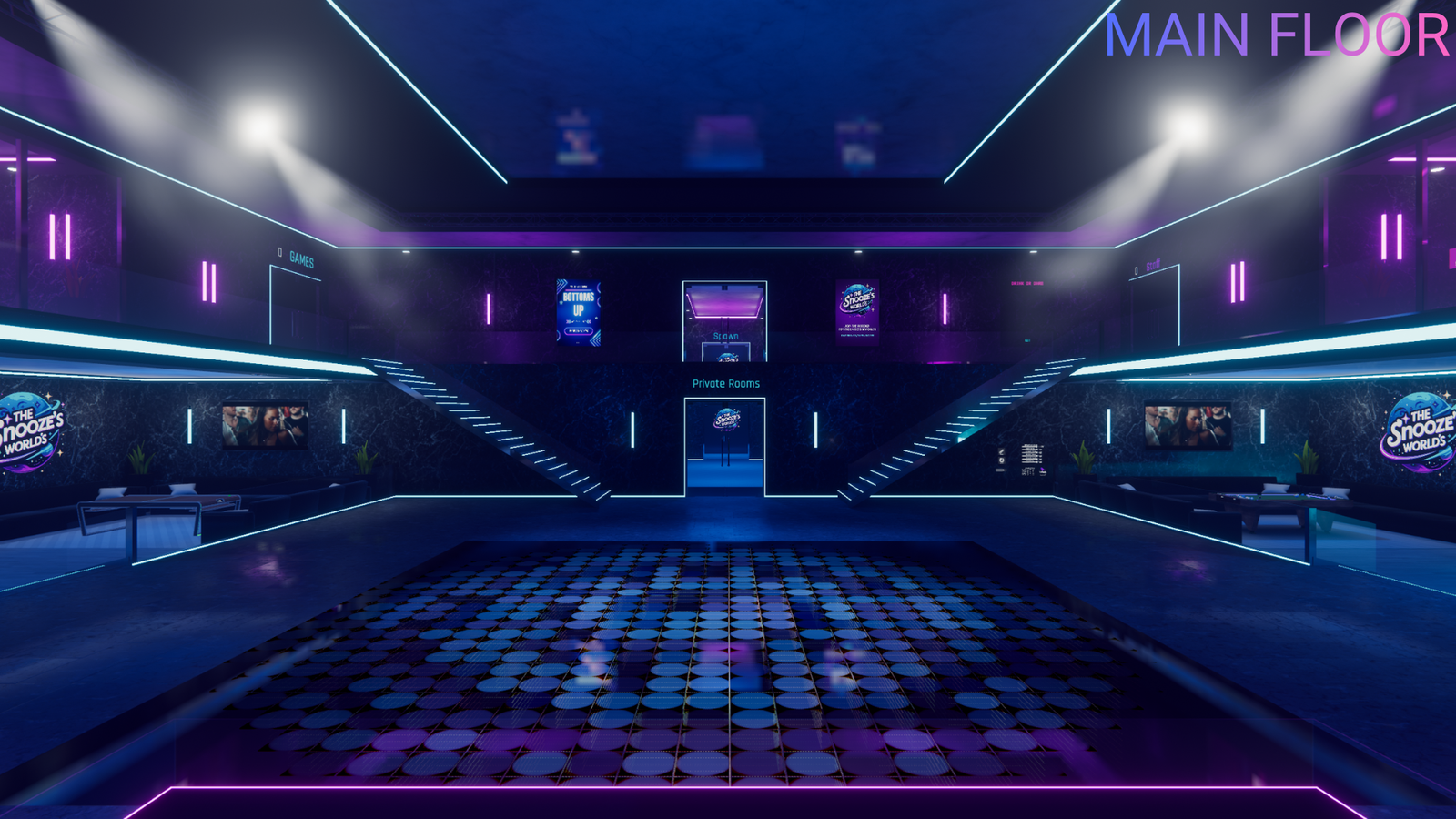 'Bottoms Up: Drinking & Games' VRCHAT WORLD (PC & QUEST)