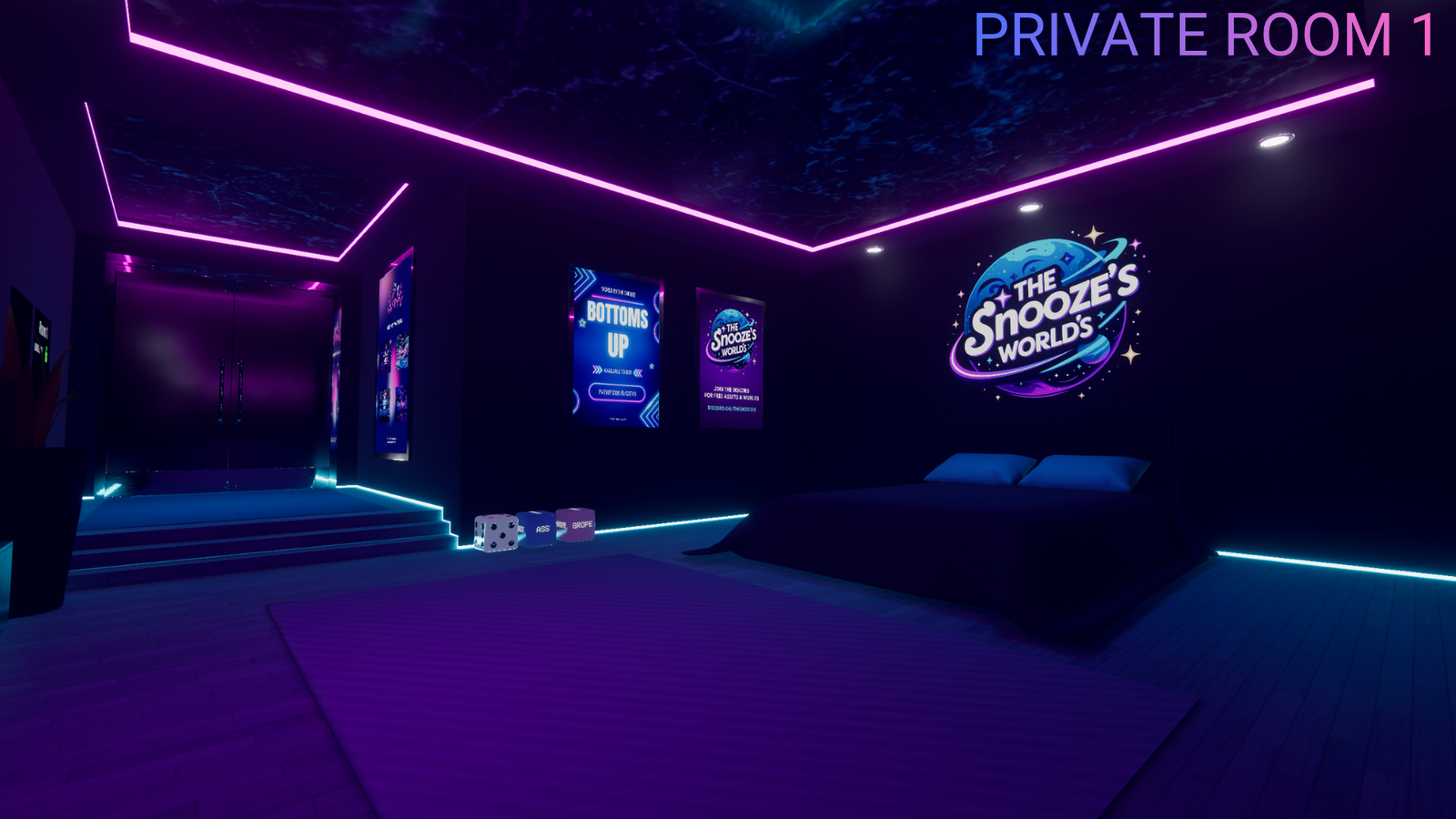 'Bottoms Up: Drinking & Games' VRCHAT WORLD (PC & QUEST)