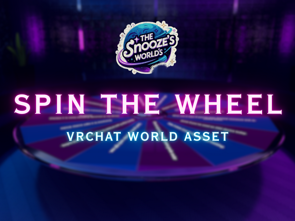 'Spin The Wheel' - VRCHAT ASSET