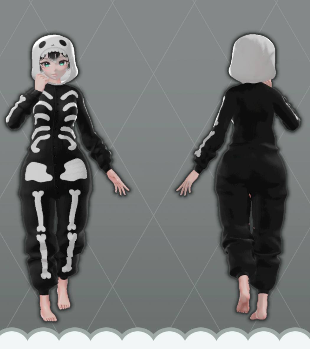 Skeleton Onesie (Zinfit)