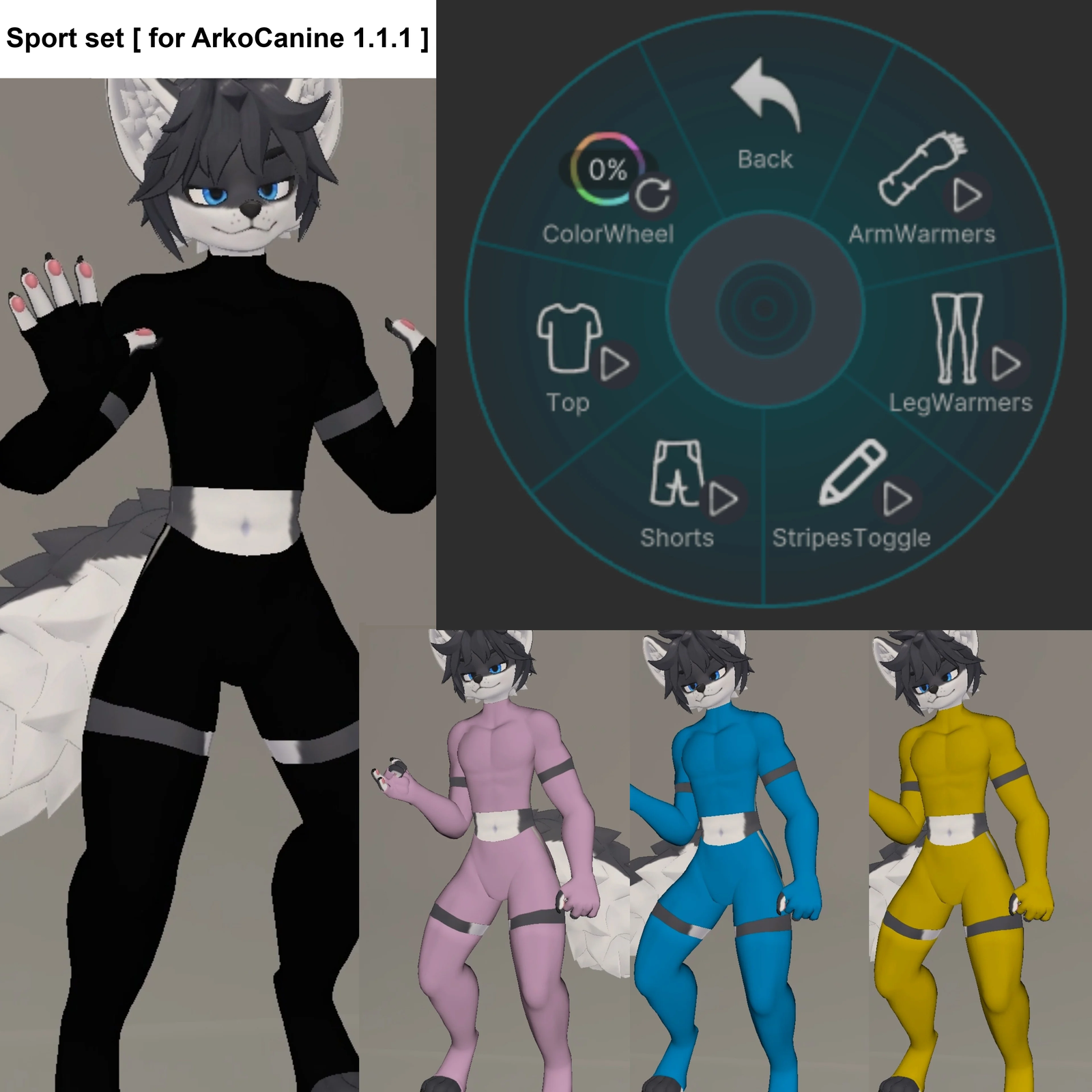 Sport set [ for ArkoCanine 1.1.1 ]