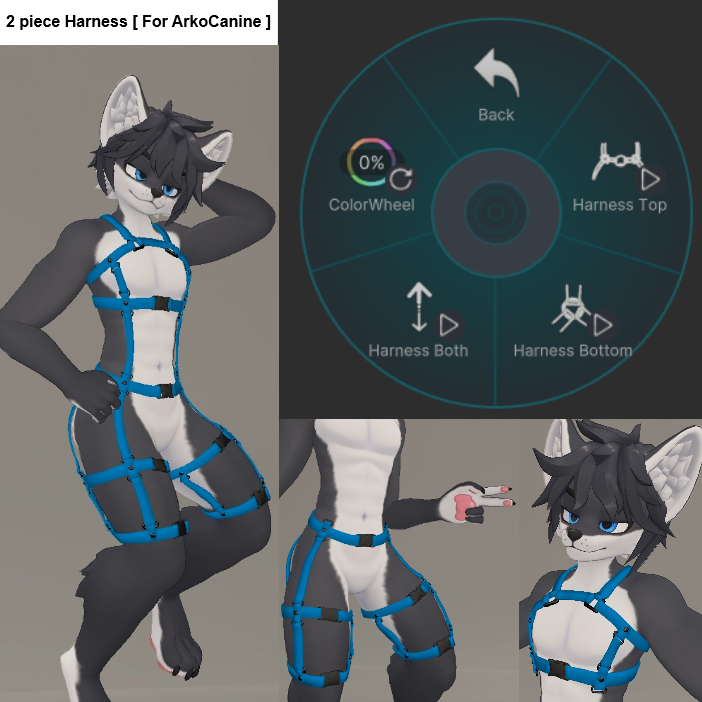 2 piece Harness [ For ArkoCanine ]