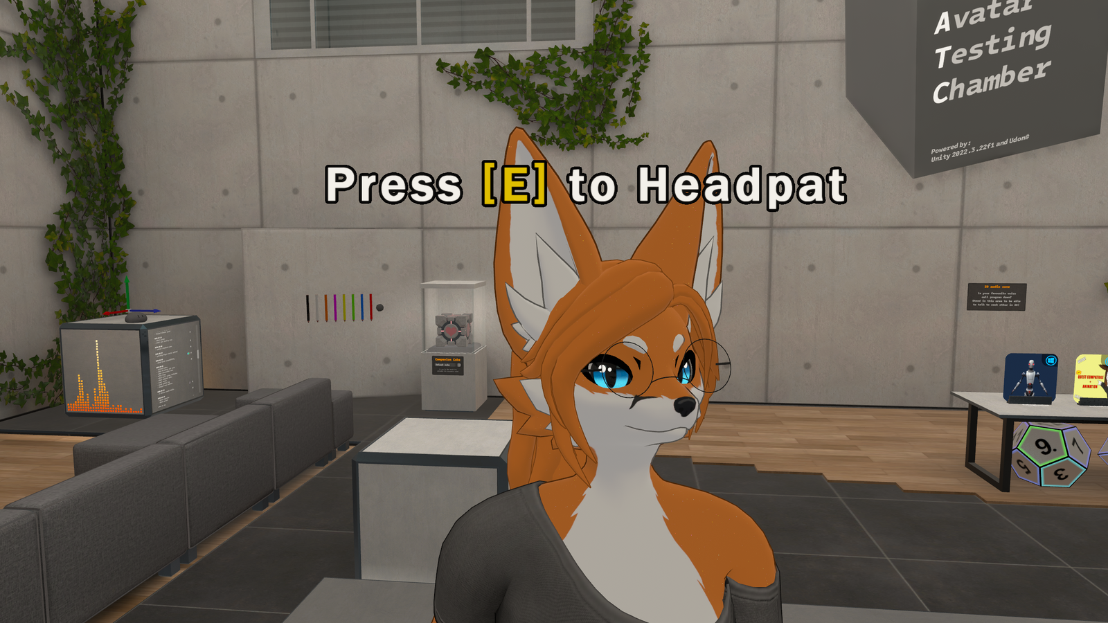 Headpat Interaction Text