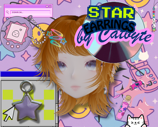 Y2K Star Earrings