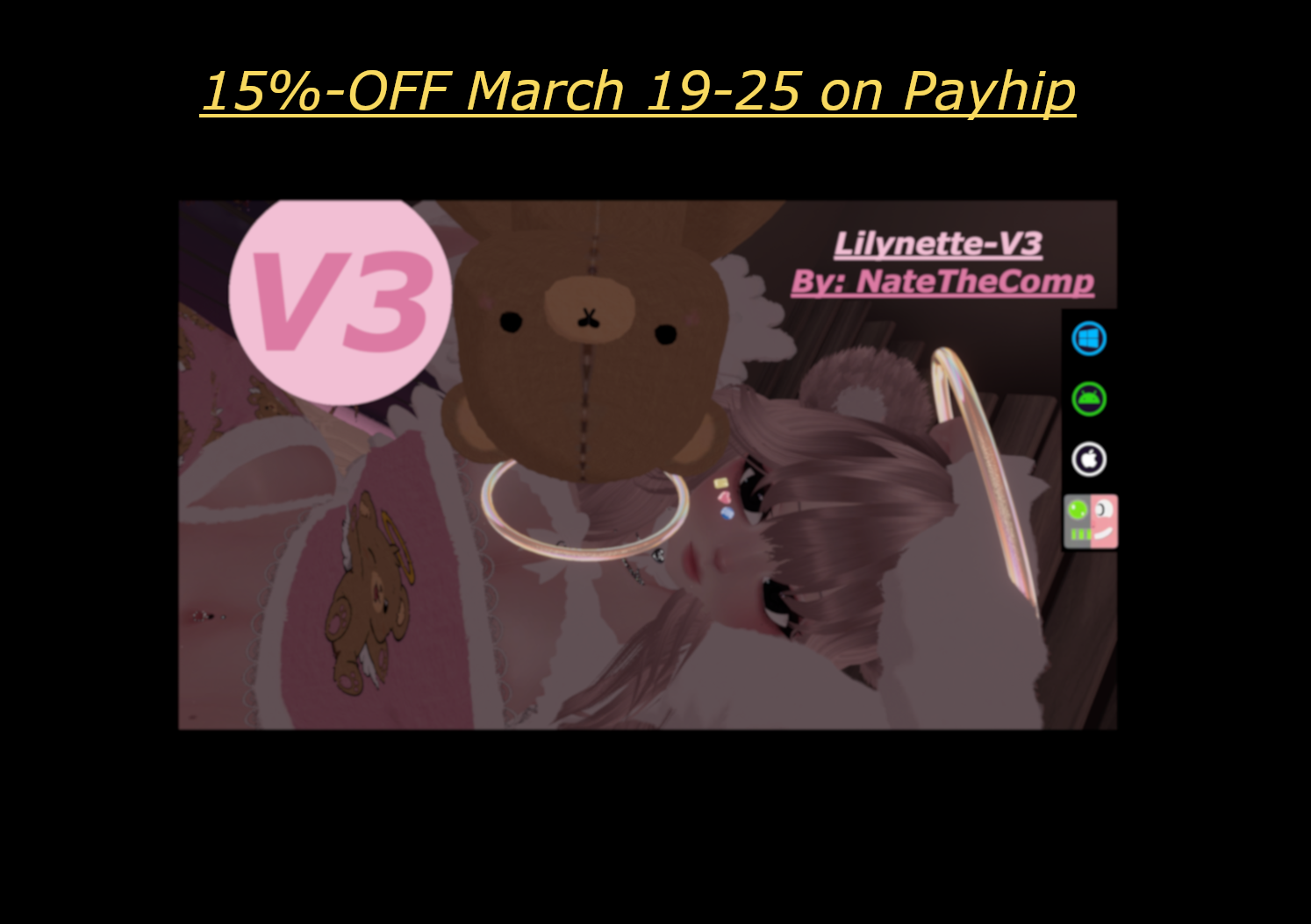 Lilynette-V3 -(customization + follower)-(15%-OFF march 19-25)/FT-Gogo-SPS-Audiolink-PC-Quest-iOS