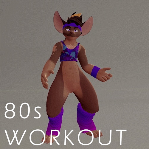 Chuki 80s Workout Outfit